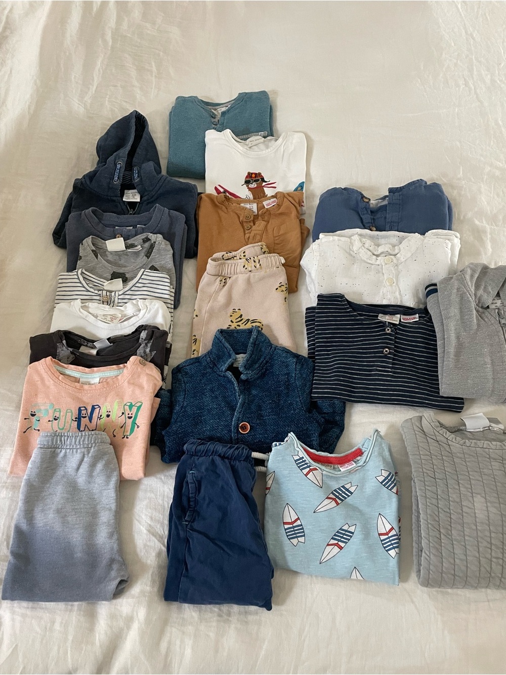 ZARA bundle 20 pieces baby / toddler boy clothes.